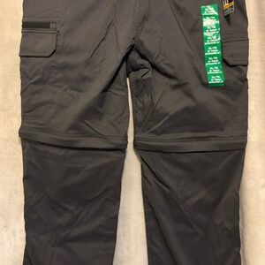 B.C.Clothing Cargo Pants with Zip off Leg, Size XL with 30" leg